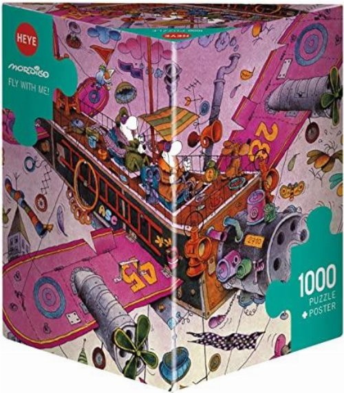 Puzzle 1000 pieces - Πέτα μαζί μου! (Τρίγωνο
Κουτί)