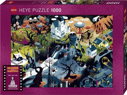 Puzzle 1000 pieces - Tim Burton