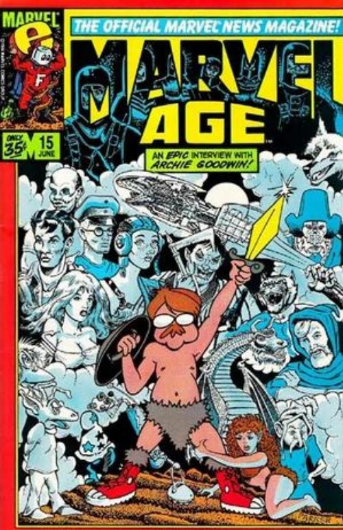 Marvel Age #15 June, 1984 (VG) The Official Marvel
News Magazine!