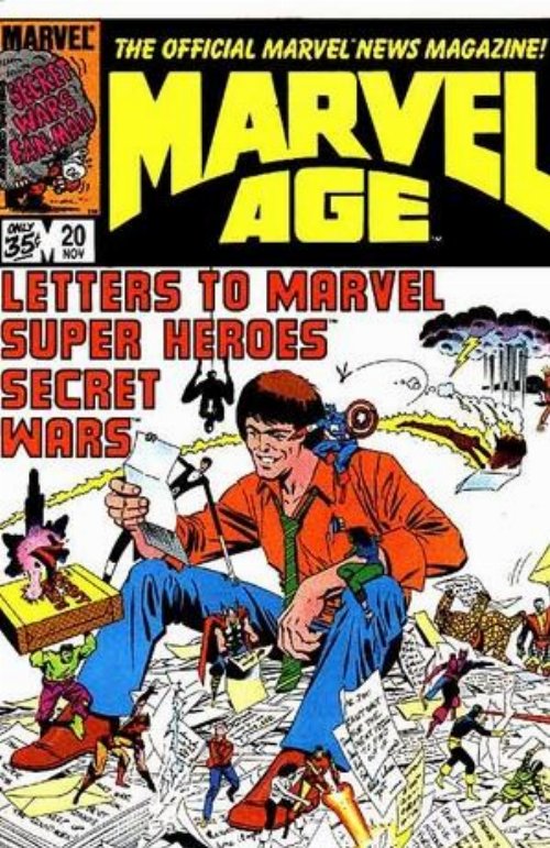 Marvel Age #20 Nov ,1984 (VG) The Official Marvel News
Magazine!