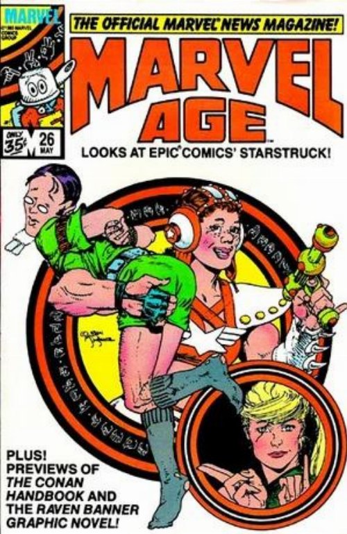 Marvel Age #26 May ,1985 (VG) The Official Marvel News
Magazine!