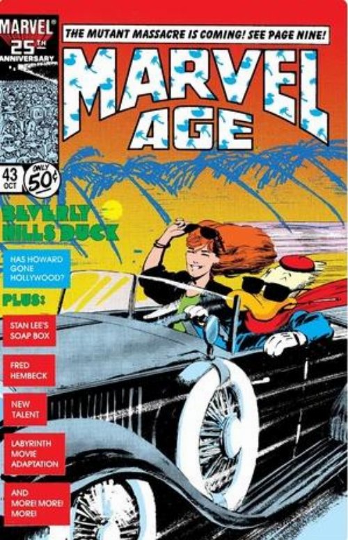 Marvel Age #43 Oct ,1986 (VG) The Official Marvel News
Magazine!