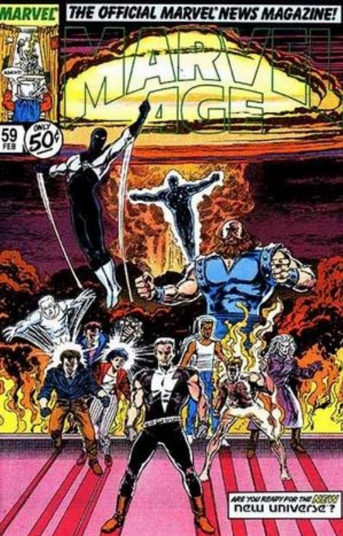 Marvel Age #59 Feb ,1988 (VG) The Official Marvel News
Magazine!