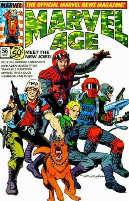 Marvel Age #56 Nov ,1987 (VG) The Official Marvel News
Magazine!