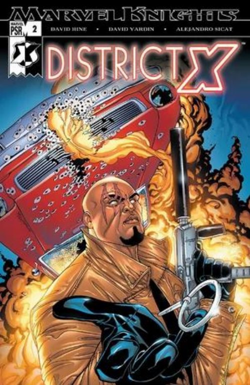 Τεύχος Κόμικ District X #02 Aug ,2004
(G)