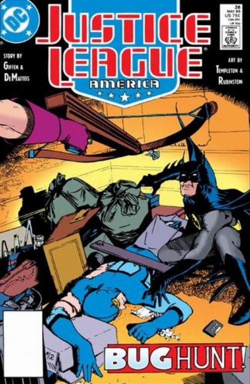 Justice League America #26 May ,1989
(VG)