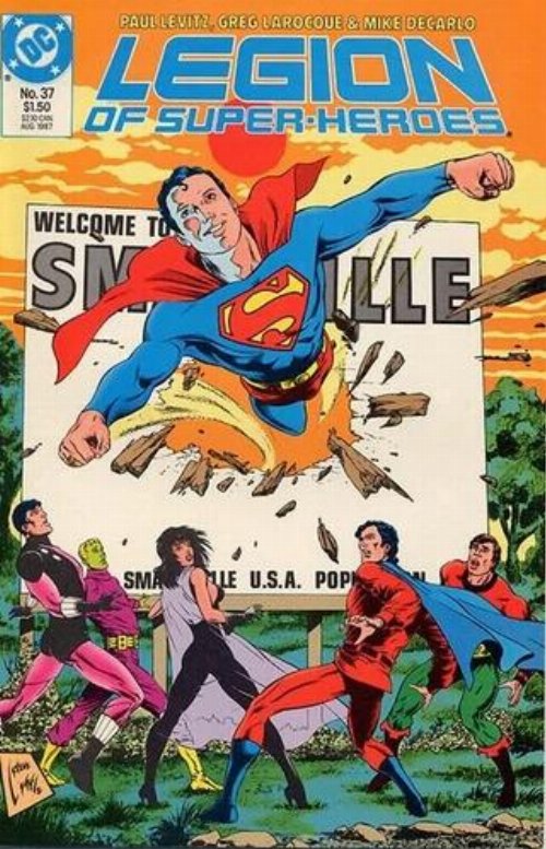 Legion Of Super Heroes Aug ,1987 #37 (F)
