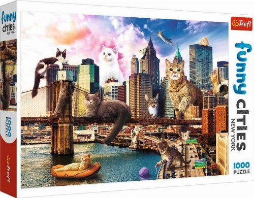 Puzzle 1000 pieces - Cats in New
York