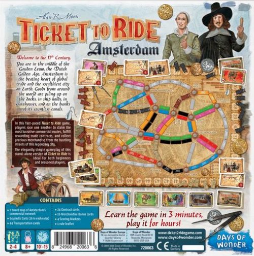 Board Game Ticket to Ride:
Amsterdam