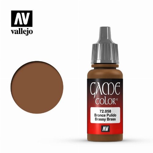 Vallejo Color - Brassy Brass Χρώμα Μοντελισμού
(17ml)