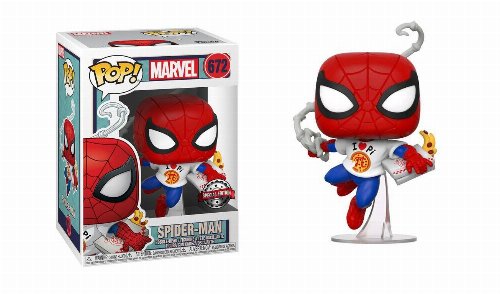 Φιγούρα Funko POP! Spider-Man - Peter Parker with
Pizza Shirt #672 (Exclusive)