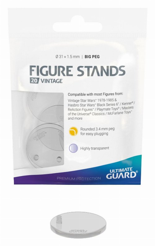 Ultimate Guard - Big Peg Vintage Figure Stands
(20 pieces)