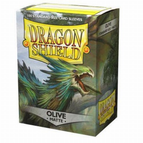 Dragon Shield Sleeves Standard Size - Matte Olive (100
Sleeves)