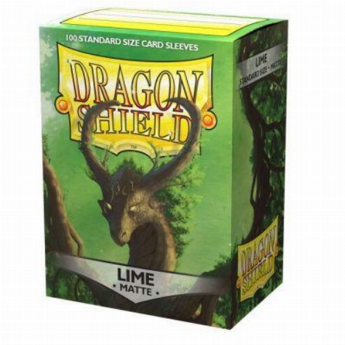 Dragon Shield Sleeves Standard Size - Matte Lime (100
Sleeves)