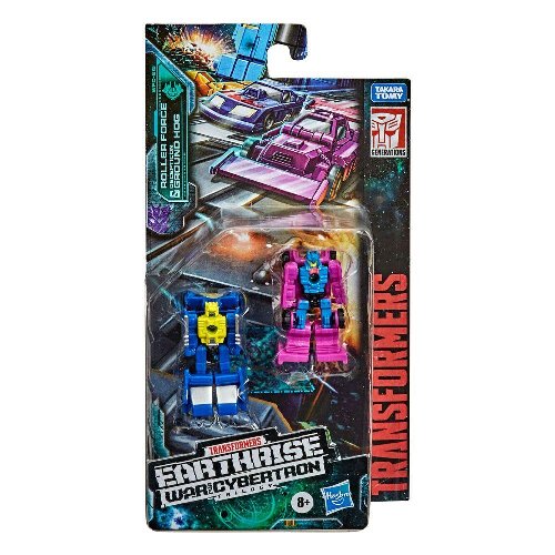 Transformers: Earthrise - Roller Force &
Decepticon Ground Hog 2-Pack Action Figures
(4cm)