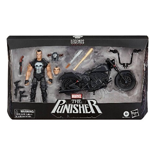 Φιγούρα Marvel Legends - The Punisher with Bike Action
Figure (15cm)