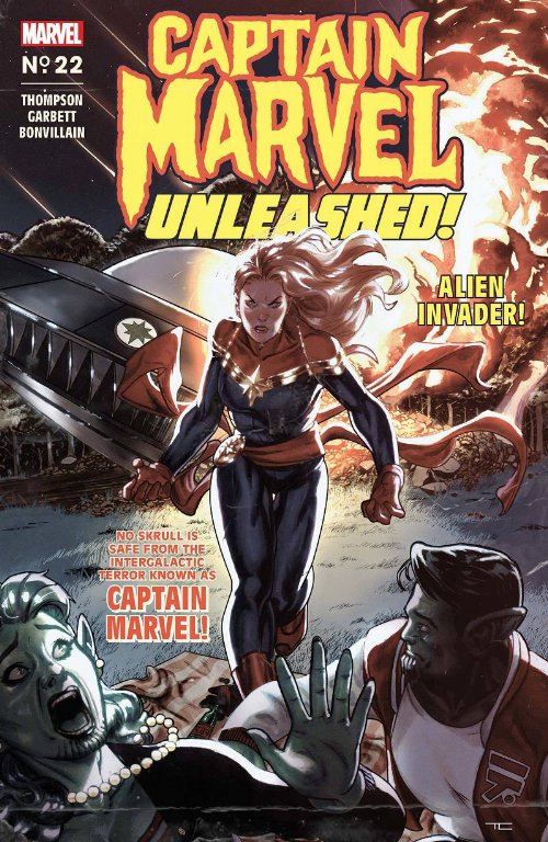 Captain Marvel #22 Clarke Captain Marvel
Unleashed Horror Variant Cover