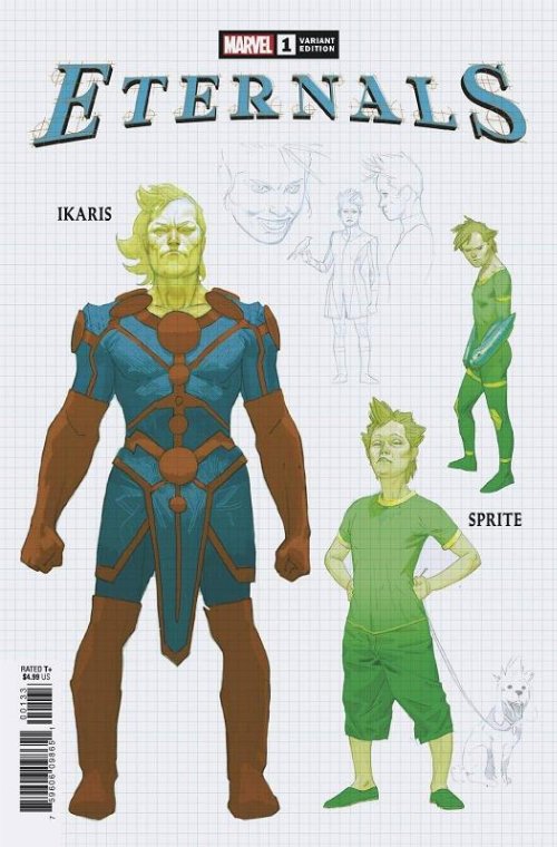 Τεύχος Κόμικ Eternals #01 1/10 Ribic Design Variant
Cover