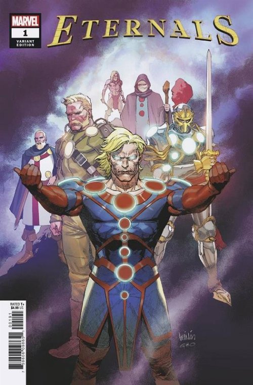 Eternals #01 Yu Variant Cover