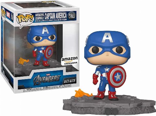 Φιγούρα Funko POP! Deluxe: Avengers Assemble - Captain
America #589 (Exclusive)
