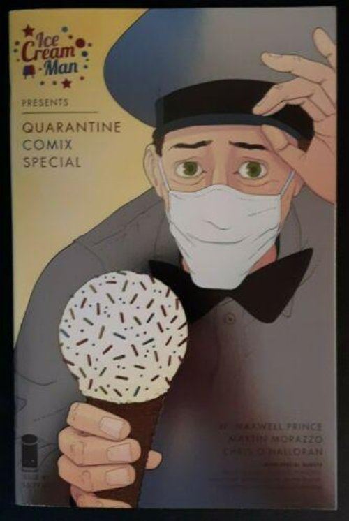 Τεύχος Κόμικ Ice Cream Man Presents Quarantine Comix
Special #1 Thank You Foil Variant Cover