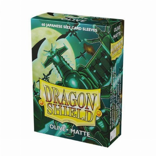 Dragon Shield Sleeves Japanese Small Size -
Matte Olive (60 Sleeves)