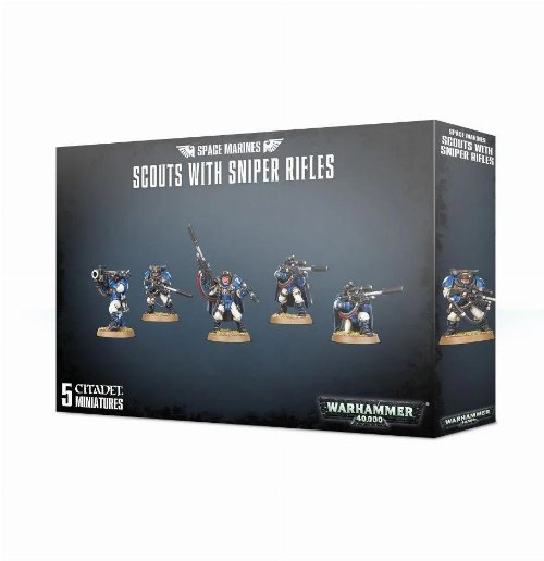 Warhammer 40000 - Space Marines: Scouts with Sniper
Rifles