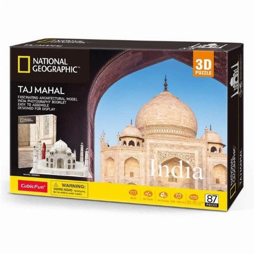 Puzzle 3D 87 pieces - National Geographic: Taj
Mahal