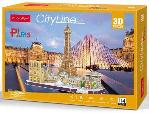 Puzzle 3D 114 pieces - CityLine: Paris