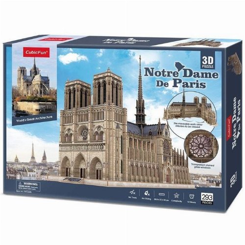 Puzzle 3D 293 pieces - Notre Dame de
Paris