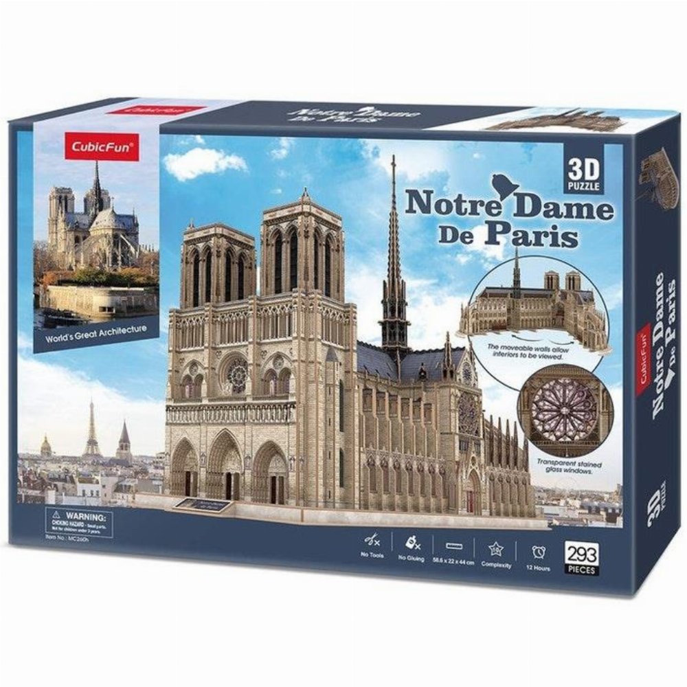 Puzzle 3D 293 pieces - Notre Dame deParis