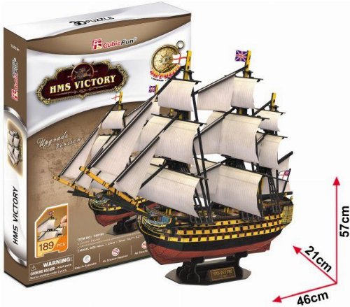 Puzzle 3D 189 pieces - HMS Victory