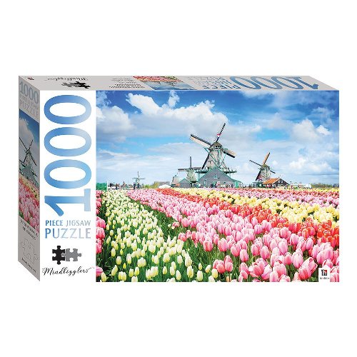 Puzzle 1000 pieces - Dutch Windmills, Holland,
Netherlands