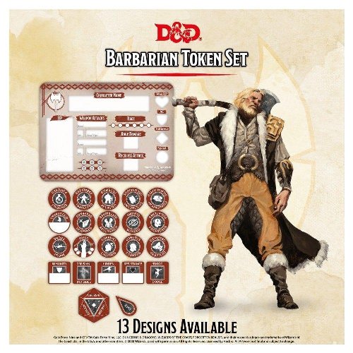 Dungeons & Dragons 5th Edition - Barbarian Token
Set