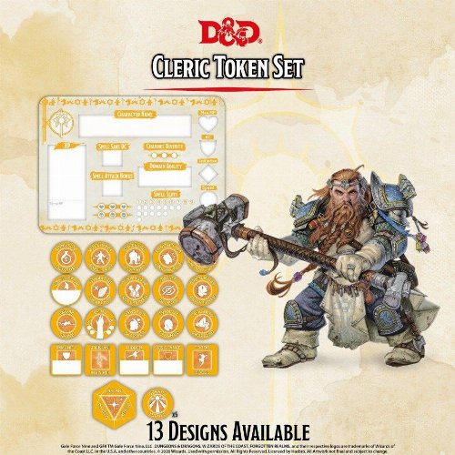 D&D 5th Ed - Cleric Token Set