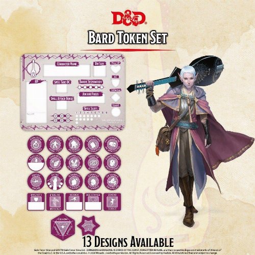 Dungeons & Dragons 5th Edition - Bard Token
Set