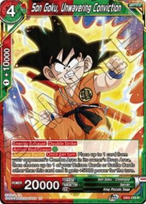 Son Goku, Unwavering Conviction