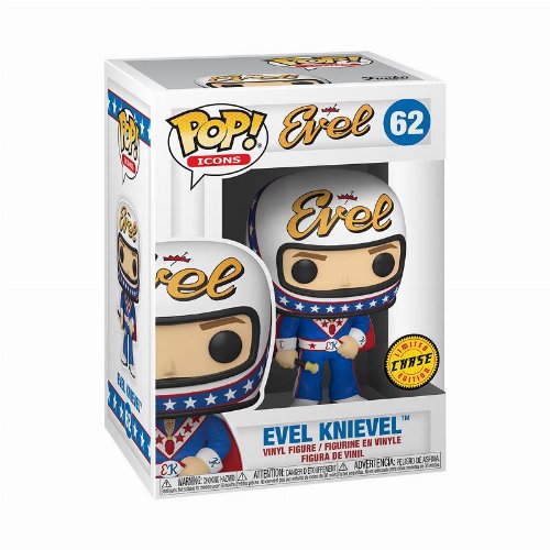 Φιγούρα Funko POP! Icons - Evel Knievel with Cape
(helmet) #62 (Chase)