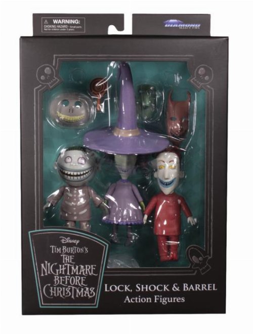 The Nightmare Before Christmas: Select - Lock, Shock
& Barrel Action Figure (15 cm)