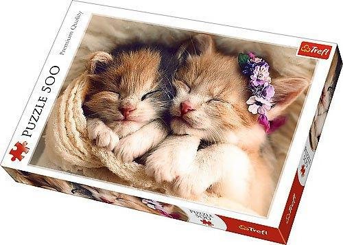 Παζλ 500 κομμάτια - Sleeping Kittens