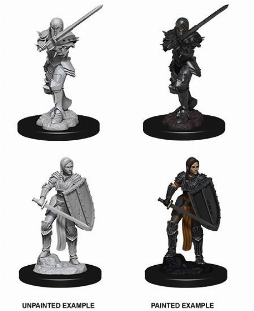 D&D Nolzur's Marvelous Miniatures - 2x Human
Female Fighter