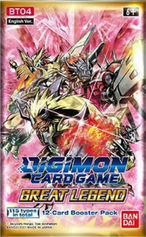 Digimon Card Game - BT04 Great Legend
Booster