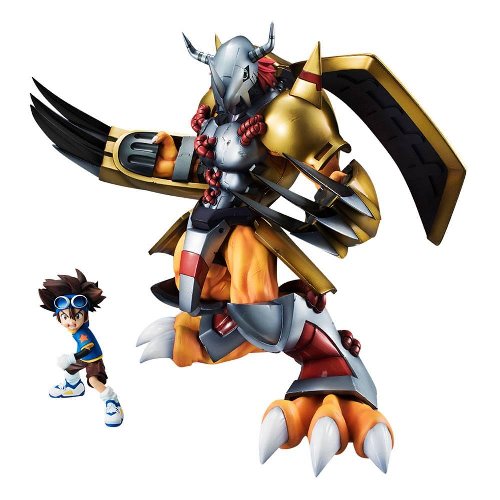 Digimon Adventure G.E.M. Series - Wargreymon
& Taichi Statue Figure (25cm)