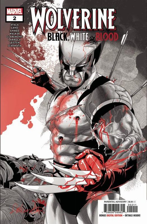 Τεύχος Κόμικ Wolverine Black White Blood #2 (OF
4)