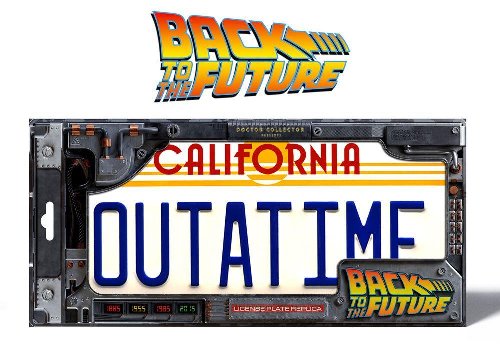 Back To The Future - Outatime DeLorean License
Plate