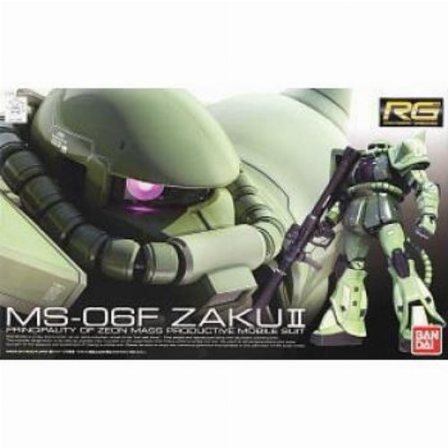 Mobile Suit Gundam - Real Grade Gunpla: MS-06F Zaku II
1/144 Σετ Μοντελισμού