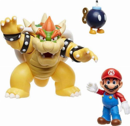 Super Mario - Mario vs Bowser Diorama Set
(18cm)