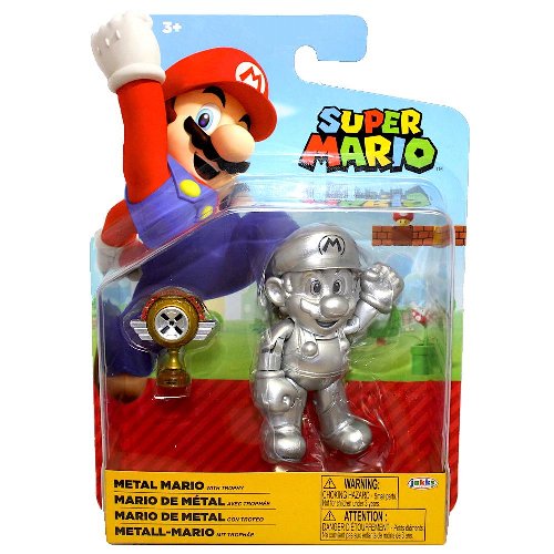 Φιγούρα Super Mario - Metal Mario Action Figure
(10cm)