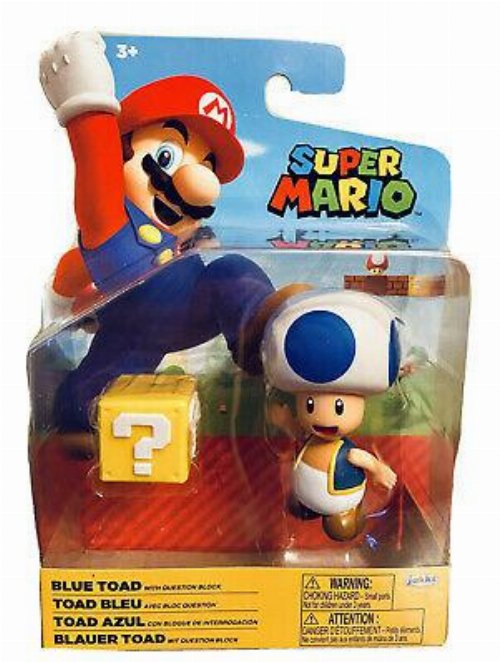 Φιγούρα Super Mario - Blue Toad Action Figure
(10cm)