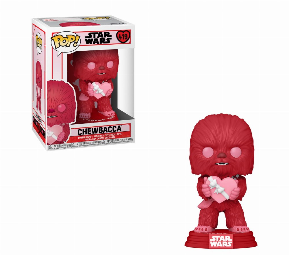 Figurine Chewbacca Saint Valentin / Star Wars / Funko Pop Movies 419